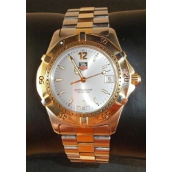 TAG HEUR SILVER AND GOLD 200M PRE OWNED